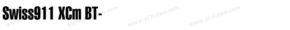 Swiss911 XCm BT字体转换